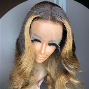 Customized Color 13*4  Lace Frontal Wig